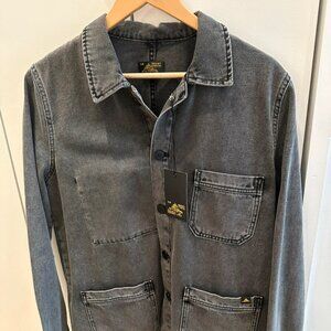 French moleskin work jacket from Le Mont St Michel